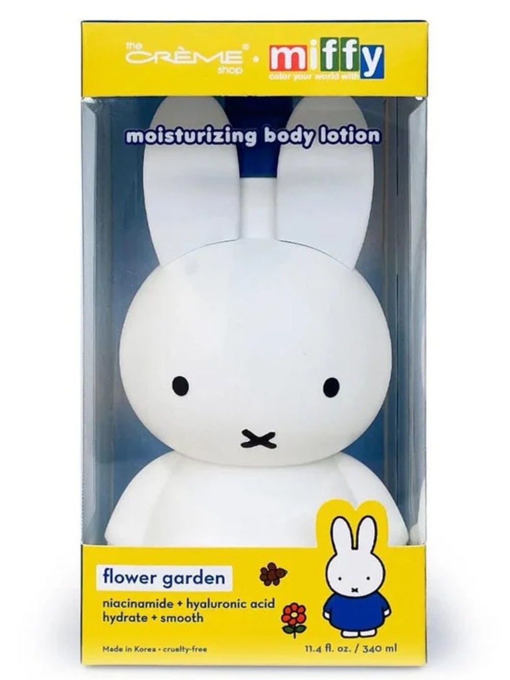 The Crème Shop Miffy Flower Garden Moisturizing Body Lotion Rose, Apple & Pear